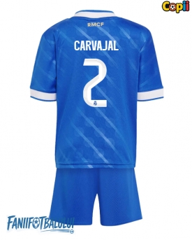 Real Madrid Daniel Carvajal #2 Echipament de Fotbal Replică 2025-26 Copii Treilea (+ Șorturi)